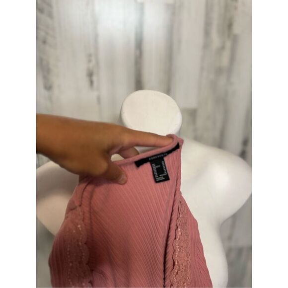 Forever 21 pink long sleeve top - Picture 4 of 7